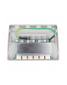 DeLOCK Mini Desktop Patch Panel 6 Port Cat.6a (grey) - nr 9