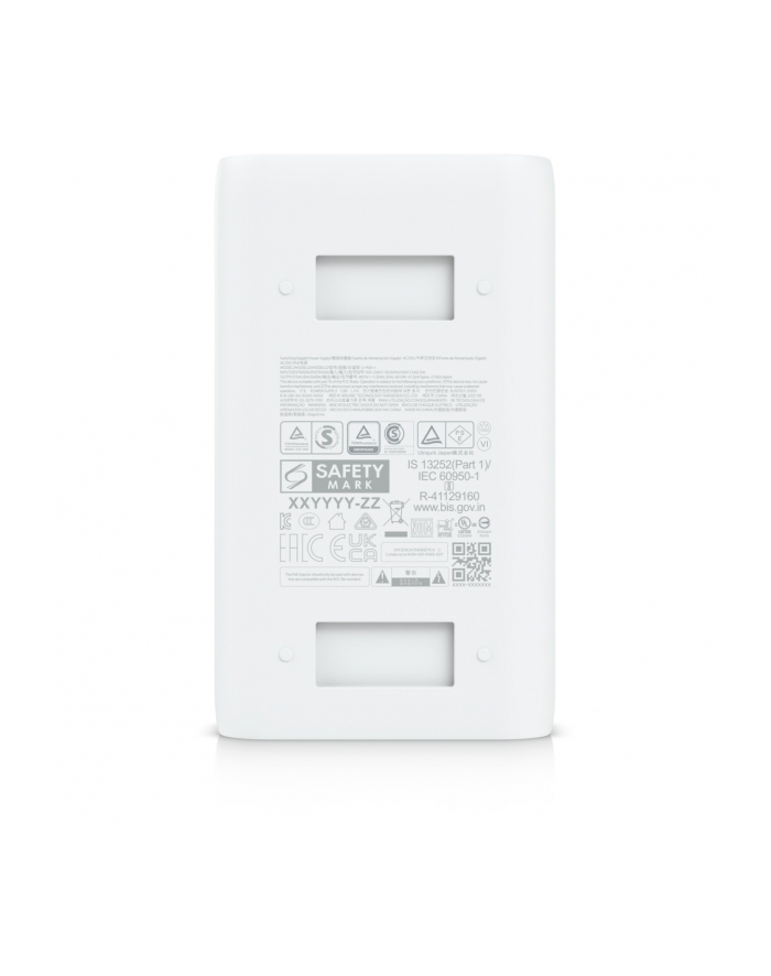 Ubiquiti PoE injector U-POE++, 60Watt (Kolor: BIAŁY) główny