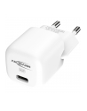 Ansmann Home Charger HC130PD-mini, 30 Watt, charger (Kolor: BIAŁY, 1x USB-C, GaN, PowerDelivery, Multisafe technology) - nr 1