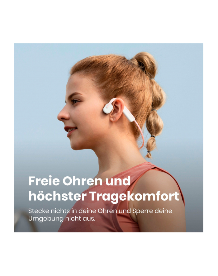 Shokz OpenMove, headphones (pink, Bluetooth, USB-C) główny