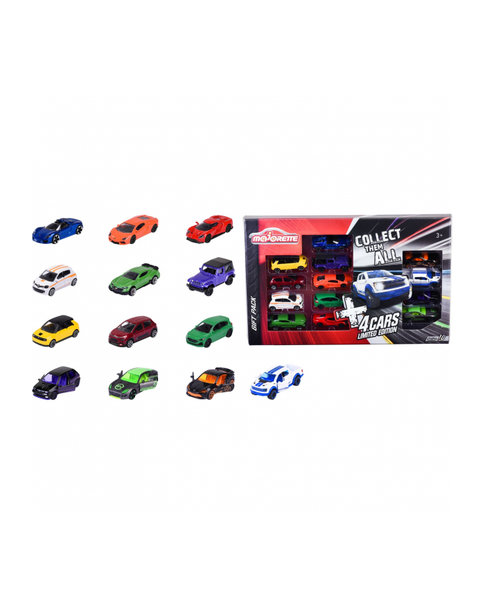 Majorette Mega Pack with 9 Street Cars and 4 cars from the Limited Edition 10, toy vehicle główny