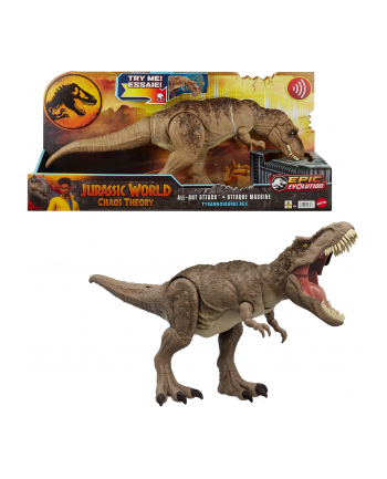 Mattel Jurassic World All-Out Attack Tyrannosaurus Rex, toy figure