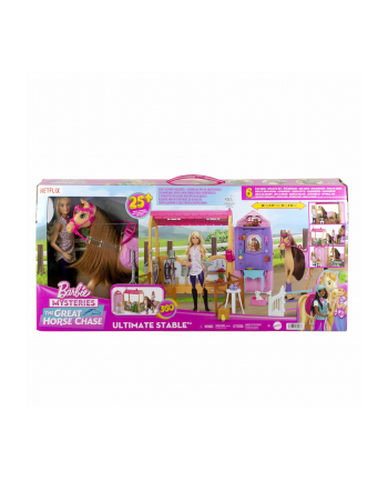 Mattel Barbie Mysteries: The Great Horse Chase - Ultimate Horse Stall, Play Building