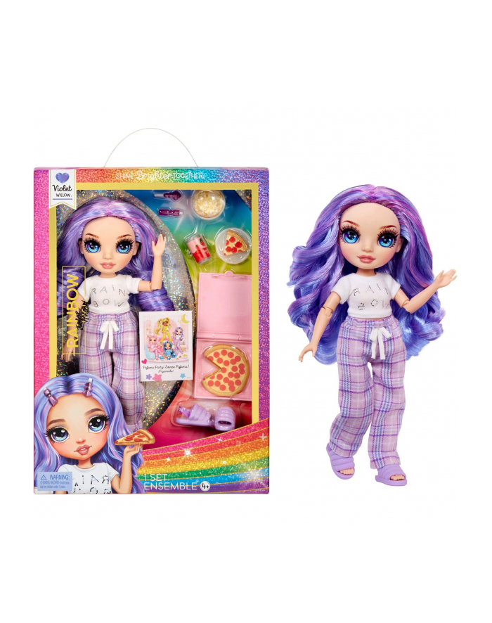 MGA Entertainment Rainbow High Junior High PJ Party - Violet (Purple), Doll główny