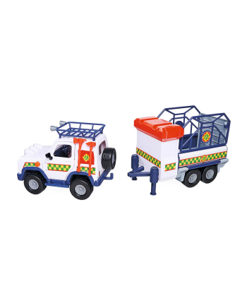 Simba Fireman Sam Animal Rescue with Trailer, Toy Vehicle