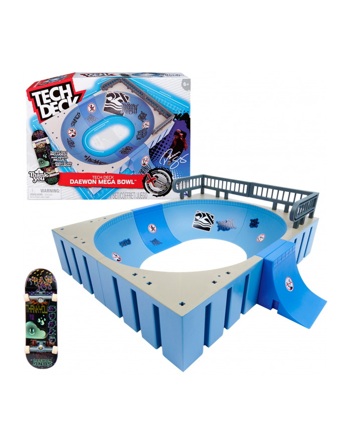 spinmaster Spin Master Tech Deck - Mega Bowl, toy vehicle (with a fingerboard) główny