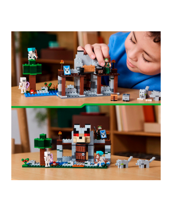 LEGO 21261 Minecraft The Wolf Fortress, construction toy