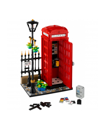 LEGO 21347 Ideas Red London Telephone Box, construction toy