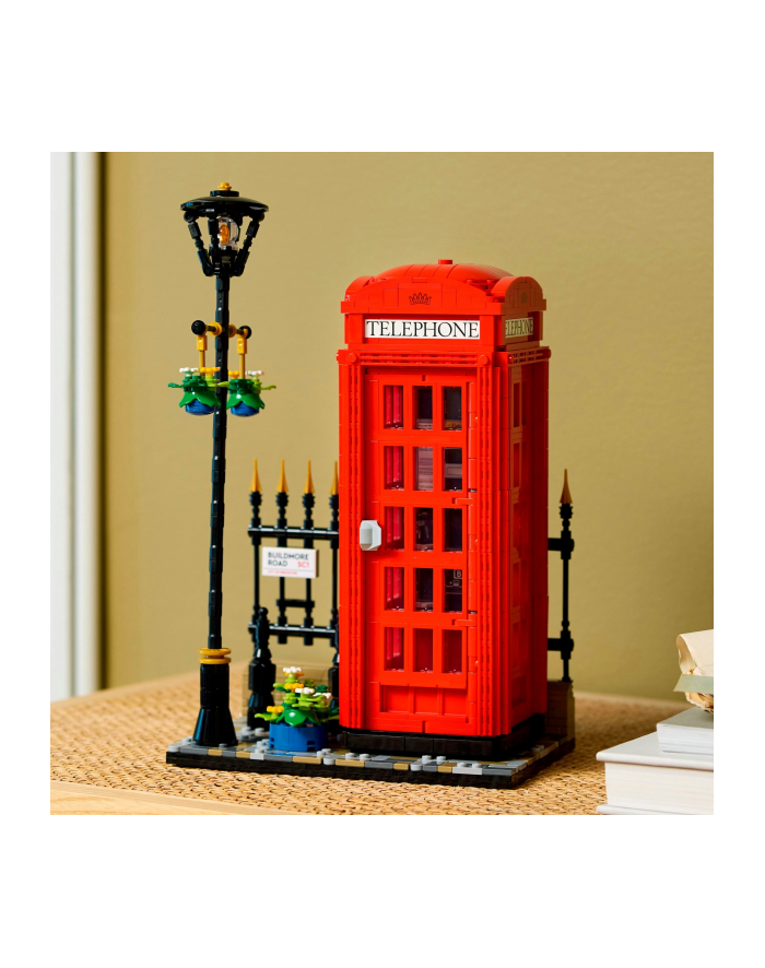 LEGO 21347 Ideas Red London Telephone Box, construction toy główny