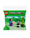 LEGO 30672 Minecraft Steve with Baby Panda, construction toy - nr 1