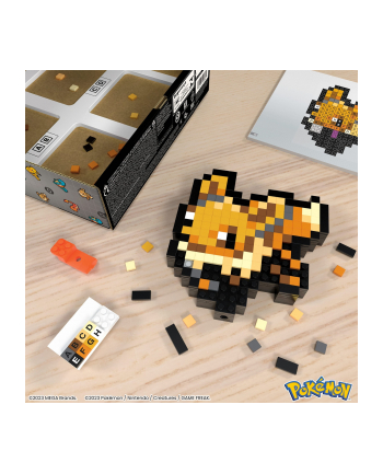 megabloks Mattel MEGA Pokémon Eevee Pixel Art, Construction Toy