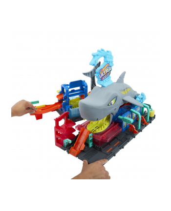 Hot Wheels Hot Wheels City Ultimate Shark Car Wash, Play Building