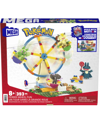 megabloks MEGA MEGA Pokémon Fun on the Ferris Wheel, Construction Toy