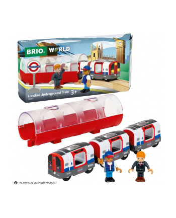 BRIO World London Underground with light and sound, toy vehicle