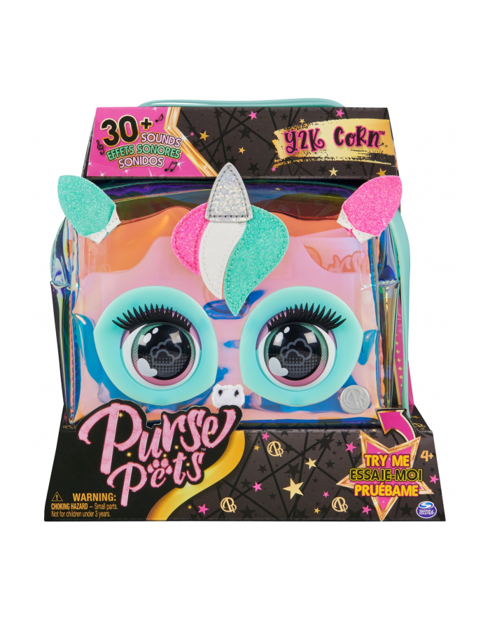 spinmaster Spin Master Purse Pets Holographic Unicorn, Bag (Multi-Colour) główny