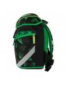 Herlitz primary school backpack SoftLight, school bag (Kolor: CZARNY/green, school pencil case with 16 parts, lazy bag, sports bag, 1x Velcro application, 1 felt pendant ''turtle'') - nr 18