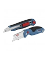 bosch powertools Bosch cutter knife set Professional, 2-piece, carpet knife (blue, for snap-off blades and trapezoidal blades) - nr 13