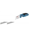bosch powertools Bosch cutter knife set Professional, 2-piece, carpet knife (blue, for snap-off blades and trapezoidal blades) - nr 19