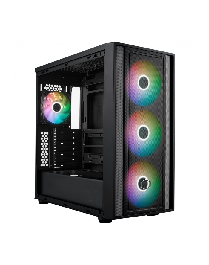 Cooler Master MasterBox 600, tower case (Kolor: CZARNY, tempered glass) główny