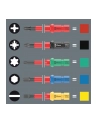 Wera Kraftform Kompakt VD-E 17 Universal 1 Tool Finder, 17 pieces, screwdriver (red/yellow, incl. 2 plug-in handles, VD-E interchangeable blades) - nr 19