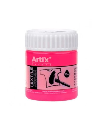 main paper Farba do tkanin 45ml różowa fluorescencyjna p6 ARTIX cena za 1 szt