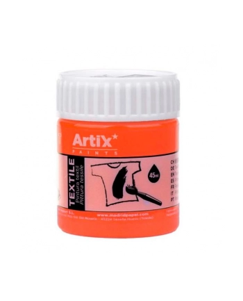 main paper Farba do tkanin 45ml pomarańczowa fluorescencyjna p6 ARTIX cena za 1 szt
