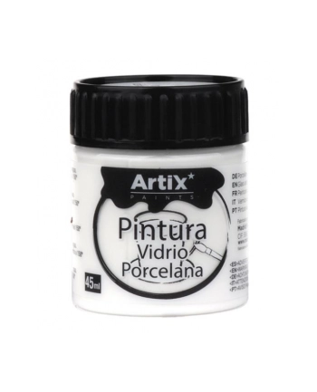 main paper Farba do szkła i ceramiki 45ml biała  ARTIX