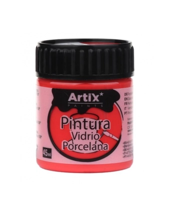 main paper Farba do szkła i ceramiki 45ml czerwona ARTIX