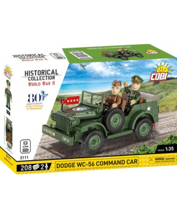 COBI 3111 Historical Collection WWII Dodge WC-56 Command Car 208 klocków