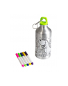 norimpex Bidon metalowy 500ml z Dinozaurem do kolorowania 2000031 - nr 1