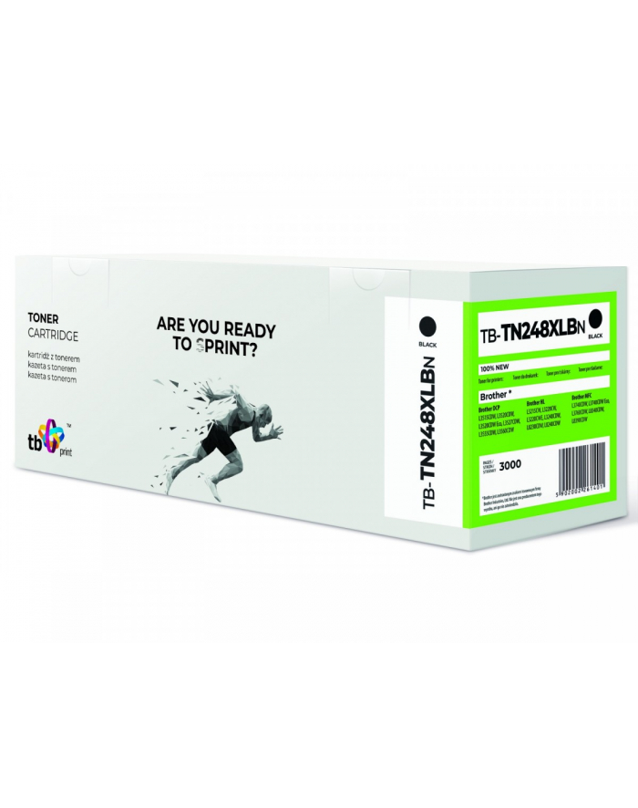 tb print Toner do Bczerwonyher TN248XLBK TB-TN248XLBN 100% nowy czarny główny