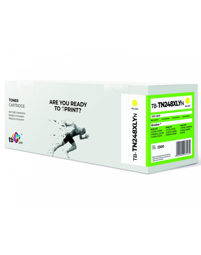 tb print Toner do Bczerwonyher TN248XLY TB-TN248XLYN 100% nowy żółty główny