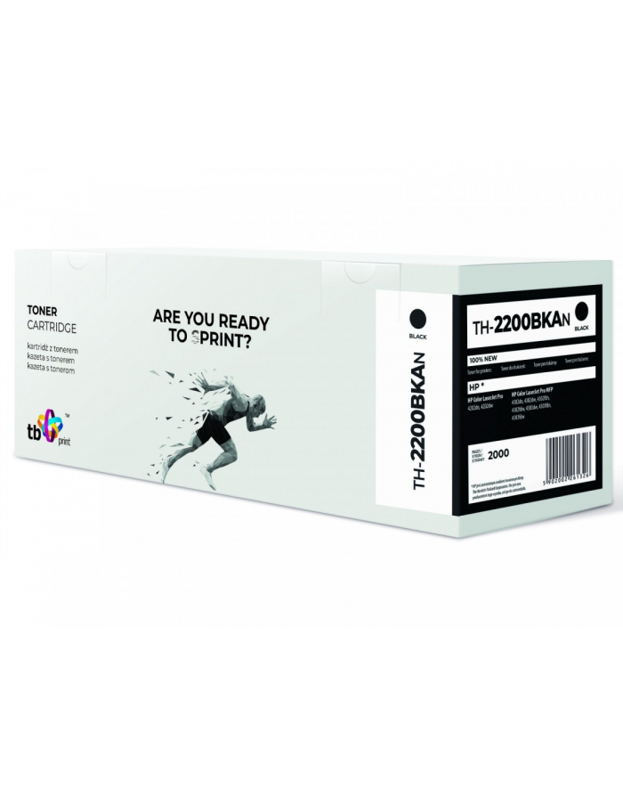 tb print Toner do HP Color LaserJet Pro 4202 W2200A TH-2200BKAN 100% nowy czarny główny