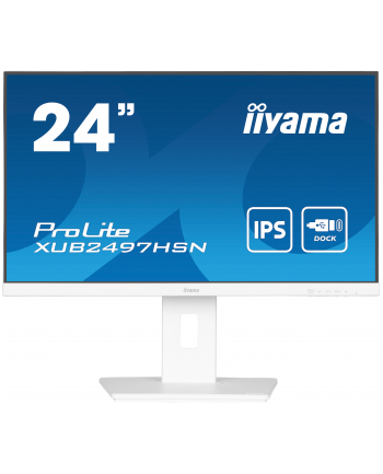 iiyama Monitor 24 cale XUB2497HSN-W1 IPS,USB-C Dock,HDMI,DP