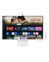 samsung Monitor 32 cale SMART M80D VA 3840x2160 UHD 16:9 1xHDMI 1xUSB-C (65W) 2xUSB 2.0 4ms WiFi/BT HAS+PIV Webcam głośniki płaski biały 2Yd2d - nr 26