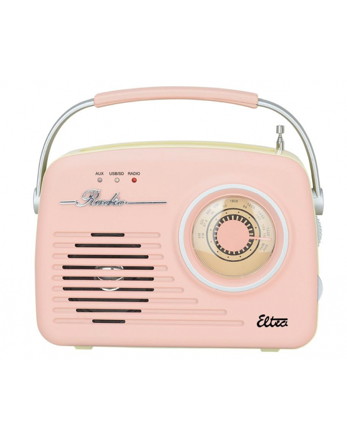 eltra Radio LUIZA RETRO SP-11 MP3 USB SD Różowe główny