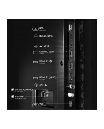 hisense Telewizor QLED 65 cali 65E7NQ