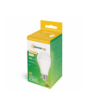 spectrum led Żarówka LED GLS E27 20W NW 4000K 2300lm 230V