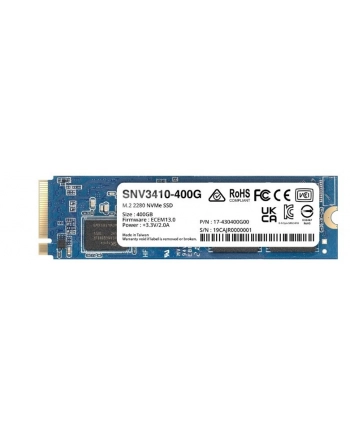 Dysk SSD Synology Plus Series 400GB M2 (22x80) NVMe PCIe 30x4 SAT5210-480G (DWPD 07)