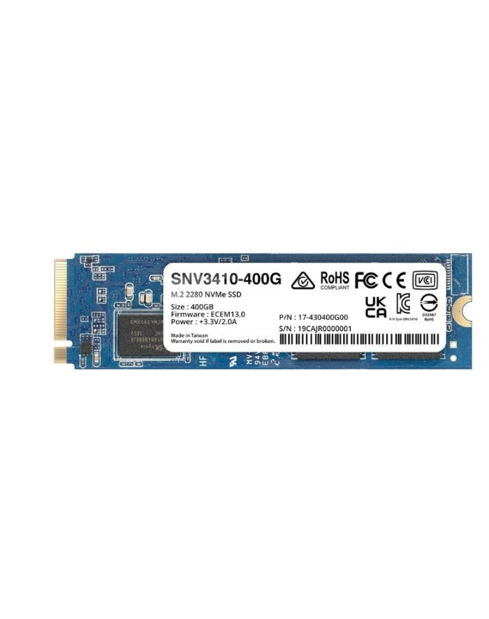 Dysk SSD Synology Plus Series 400GB M2 (22x80) NVMe PCIe 30x4 SAT5210-480G (DWPD 07) główny