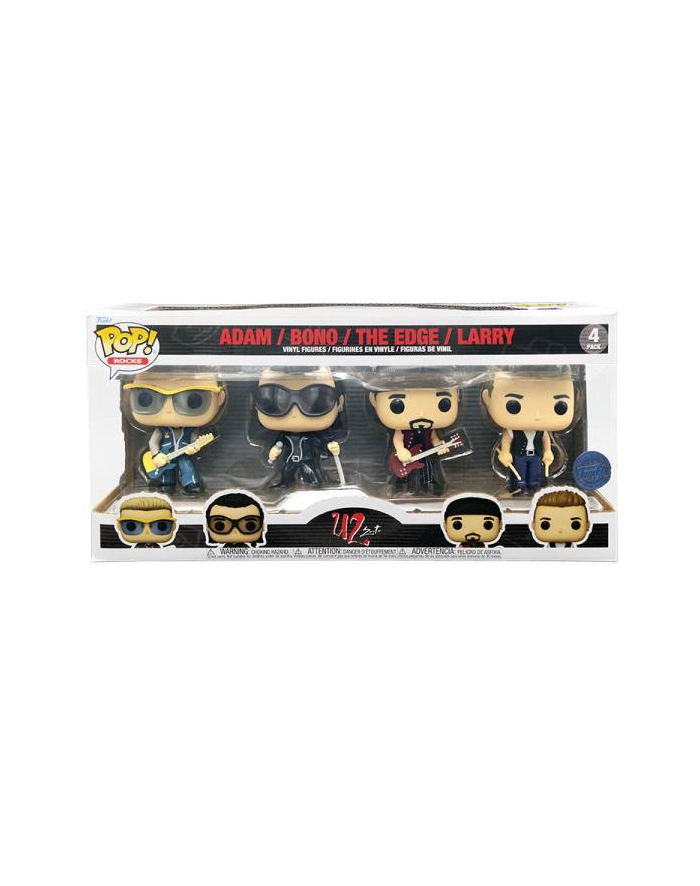 inni PROMO FUNKO POP FIGURKA U2 Adam Bono The Edge Larry 64688 główny