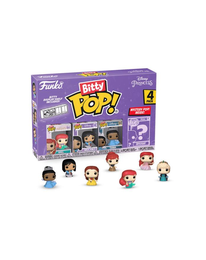 inni PROMO FUNKO POP FIGURKA Bitty Pop Disney Księżniczki 4-pack 73027 główny