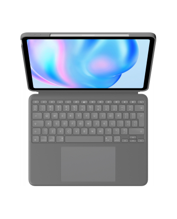 logitech Etui z klawiaturą Combo Touch iPad Air 13 M2 US Oxford szary