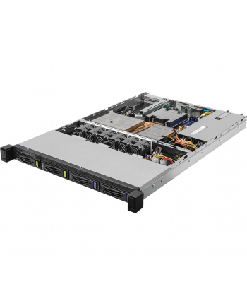 Platforma ASRock Rack (1U) AMD Ryzen 7000 (4xLFF, 2xGbE, RedPSU, IPMI)