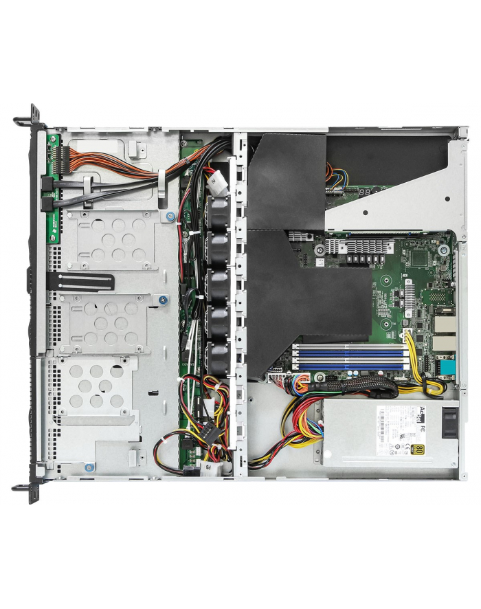 Platforma ASRock Rack (1U) AMD Ryzen (4xLFF, 2xGbE, Fixed PSU, IPMI) główny