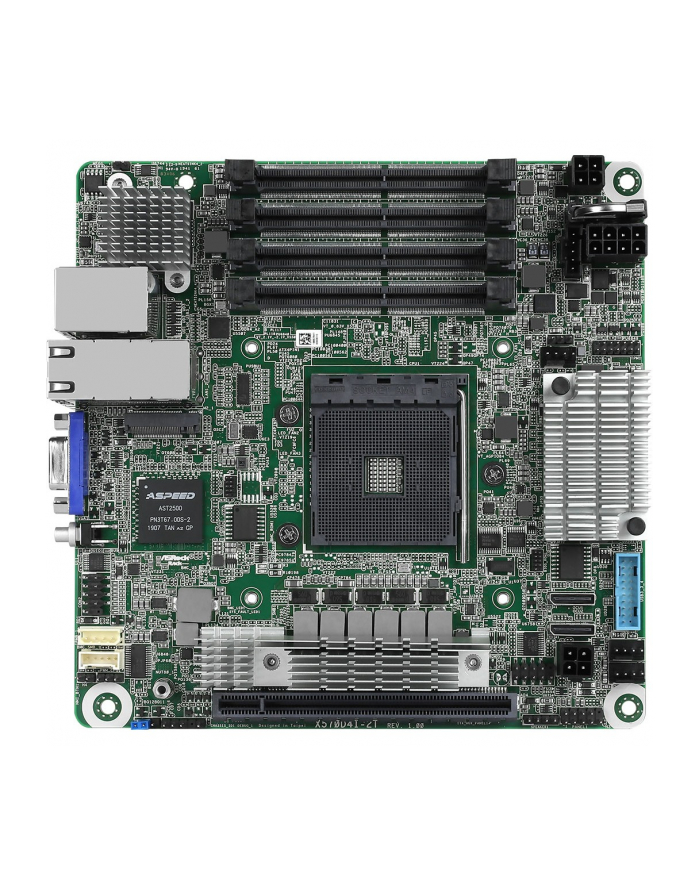 Płyta główna ASRock X570D4I-2T 1x AM4 AMD Ryzen X570 (SATA, 1xM2, 2x10GbE, IPMI) główny