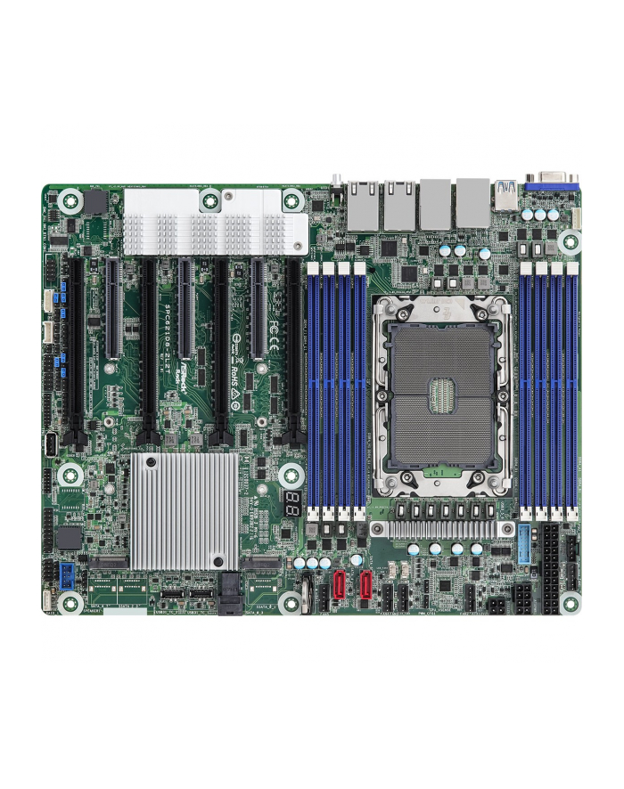 Płyta główna ASRock SPC621D8-2L2T 1x LGA4189 Intel Xeon Scalable 3gen C621A (8xDIMM, SATA, 2xM2, 2x10GbE, 2x1GbE, IPMI) główny