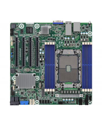 Płyta główna ASRock SPC621D8U-2T 1x LGA4189 Intel Xeon Scalable 3gen C621A (8xDIMM, SATA, 1xM2, 2x10GbE, IPMI)