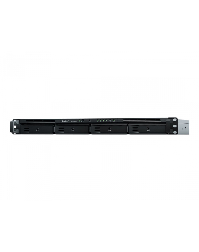 NAS Synology RS1619xs+; 1U RACK; 4x (35''; SATA HDD/25''; SATA HDD); Intel Xeon D-1527; 8 GB DDR4 ECC UDIMM (max 64GB), 4x 1GbE RJ-45 główny