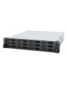 NAS Synology RS2423RP+; 2U RACK; 12x (35''; SATA HDD/25''; SATA HDD); AMD Ryzen V1780B; 8 GB DDR4 ECC UDIMM (max 32GB), 2x 1GbE RJ-45, 1x 10GbE RJ-45 - nr 12
